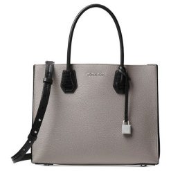 Michael Kors Torebka Szara. Szare torebki klasyczne damskie marki Michael Kors, bez wzorów, przez ramię, bez dodatków. Za 1719,00 zł.