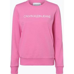 Calvin Klein Jeans - Damska bluza nierozpinana, różowy. Czerwone bluzy damskie Calvin Klein Jeans, s, z napisami, z jeansu. Za 299,95 zł.