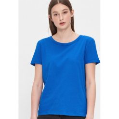 T-shirt basic - Niebieski. Niebieskie t-shirty damskie House, s. W wyprzedaży za 12,99 zł.