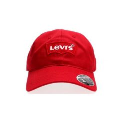 Czapki z daszkiem Levis 228054 BIG BATWING. Czerwone czapki damskie Levi's®, bez wzorów. Za 120,91 zł.