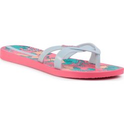 Japonki IPANEMA - Kirei Silk V Fem 82770 Pink/Blue 20248. Szare klapki damskie Ipanema, bez wzorów, z tworzywa sztucznego, bez obcasa. Za 69,99 zł.