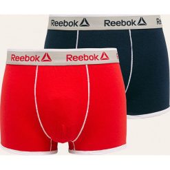 Reebok - Bokserki (2-pack). Czerwone bokserki męskie Reebok, bez wzorów, z elastanu. Za 89,90 zł.