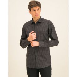Koszula Karl Lagerfeld 605003 592691. Czarne koszule męskie KARL LAGERFELD, m, bez wzorów, z bawełny, casualowe, bez kołnierzyka, bez rękawów. W wyprzedaży za 289,00 zł.