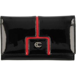 Portfele damskie: Duży Portfel Damski CARRA – PC-60 Nero Lak Rosso