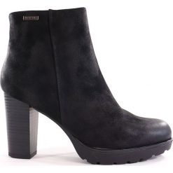 BOTKI DAMSKIE TS SHFN04 CZA. Botki damskie T. Sokolski, z nubiku, bez obcasa, bez zapięcia. Za 109,00 zł.