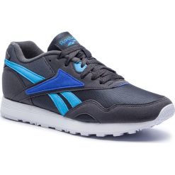 Buty Reebok - Rapide Mu DV3807 Grey/Blue/Cobalt/White. Szare półbuty męskie Reebok, na co dzień, bez wzorów, ze skóry ekologicznej, eleganckie, bez zapięcia. W wyprzedaży za 219,00 zł.