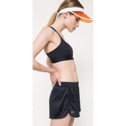 Under Armour - Szorty. Czarne spodenki sportowe damskie marki Under Armour, s, z poliesteru, sportowe. W wyprzedaży za 99,90 zł.