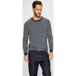 Selected - Sweter. Niebieskie swetry klasyczne męskie marki Selected, s, z bawełny, z okrągłym kołnierzem. W wyprzedaży za 99,90 zł.
