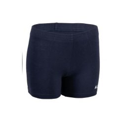 Spodenki do siatkówki V100 damskie. Niebieskie szorty damskie ALLSIX, l, bez wzorów, z elastanu. Za 24,99 zł.