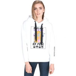 Scotch & Soda Bluza Biały. Białe bluzy damskie Scotch & Soda, l, z nadrukiem, z bawełny, bez rękawów, bez kaptura. Za 488,95 zł.
