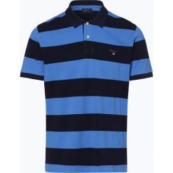 Gant - Męska koszulka polo, niebieski. Niebieskie koszulki męskie GANT, m, bez wzorów, bez rękawów. Za 449,95 zł.