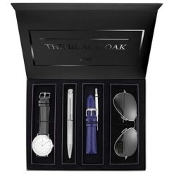 Black Oak zestaw upominkowy damski BX97052SET-201. Czarne zegarki damskie Black Oak. W wyprzedaży za 259,00 zł.