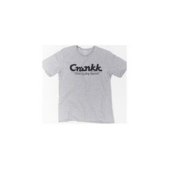 Basic Grey. Szare t-shirty damskie Crankk, s, z nadrukiem, z bawełny, bez kołnierzyka. Za 89,00 zł.