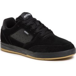 Sneakersy ETNIES - Veer 4101000516 Black/White/Gum. Czarne sneakersy męskie Etnies, na co dzień, bez wzorów, ze skóry, klasyczne, bez zapięcia. Za 339,00 zł.