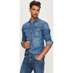 Pepe Jeans - Koszula jeansowa Noah. Niebieskie koszule męskie Pepe Jeans, s, bez wzorów, z bawełny, klasyczne, z klasycznym kołnierzykiem, z długim rękawem. Za 339,90 zł.