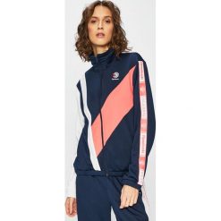 Reebok Classic - Bluza. Niebieskie bluzy damskie Reebok Classic, s, z nadrukiem, z bawełny, bez rękawów, bez kaptura. W wyprzedaży za 159,90 zł.