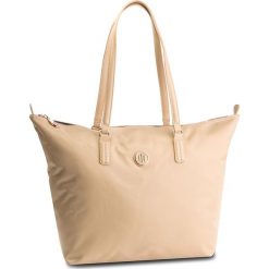 Torebka TOMMY HILFIGER - Poppy Tote AW0AW06443 271. Brązowe torebki klasyczne damskie TOMMY HILFIGER, bez wzorów, z materiału, klasyczne, bez dodatków. W wyprzedaży za 219,00 zł.