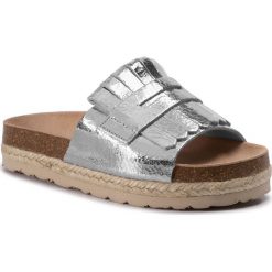 Espadryle SERGIO BARDI YOUNG - SBY-03-01-000012 710. Szare sandały dziewczęce Sergio Bardi Young, ze skóry, bez zapięcia. W wyprzedaży za 139,00 zł.