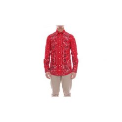 Koszule z długim rękawem Dsquared S71DM0264S49474. Czerwone koszule męskie Dsquared, s, bez wzorów, bez kołnierzyka, z długim rękawem. Za 1993,07 zł.