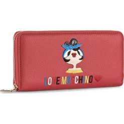 Portfele damskie: Duży Portfel Damski LOVE MOSCHINO – JC5500PP15LK0500 Rosso
