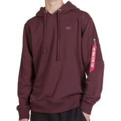 ALPHA INDUSTRIES X-FIT HOODY > 15832121. Bluzy męskie Alpha Industries, m, bez wzorów, z bawełny, klasyczne, z okrągłym kołnierzem, bez rękawów, bez kaptura. Za 259,99 zł.