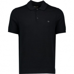 Koszulka polo w kolorze czarnym. Niebieskie koszulki polo marki GALVANNI, l, z okrągłym kołnierzem. W wyprzedaży za 130,95 zł.