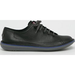Camper - Buty. Czarne buty sportowe męskie Camper, ze skóry, na sznurówki. W wyprzedaży za 379,90 zł.