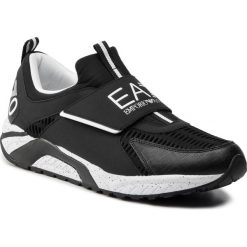 Sneakersy EA7 EMPORIO ARMANI - X8X035 XK062 D611 Black/White. Czarne sneakersy męskie EA7 Emporio Armani, bez zapięcia. W wyprzedaży za 509,00 zł.