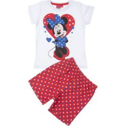 TXM Piżama dziewczęca z krótkim rękawem Minnie 110 CZERWONY. Czerwone piżamy dziewczęce TXM, bez wzorów, z krótkim rękawem. Za 29,99 zł.