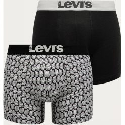 Levi's - Bokserki (2-pack). Czarne bokserki męskie Levi's®, bez wzorów, z elastanu. Za 119,90 zł.