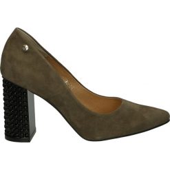 Czółenka - 101529 CAM TA. Brązowe buty ślubne damskie Venezia, ze skóry. Za 319,00 zł.