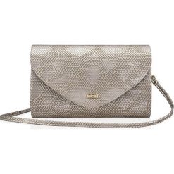 Złota damska kopertówka Felice SNAKE ANASTASIA. Żółte kopertówki damskie Felice, na co dzień, w paski, eleganckie, małe, bez dodatków. Za 69,00 zł.