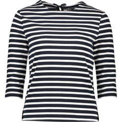 Koszulka "Amanda" w kolorze granatowo-białym. Niebieskie koszulki damskie Only, Vero Moda, Selected Femme & Co., s, w paski, z okrągłym kołnierzem, bez rękawów. W wyprzedaży za 42,95 zł.