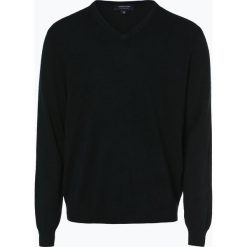 Andrew James - Sweter męski z czystego kaszmiru, zielony. Zielone bez kategorii marki Andrew James, s, z kaszmiru, eleganckie, z dekoltem w serek. Za 279,95 zł.