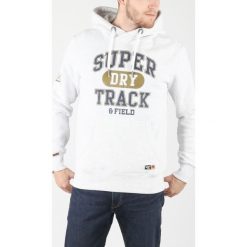 SuperDry Bluza Biały. Białe bluzy męskie Superdry, xl, z nadrukiem, z bawełny, bez kołnierzyka, bez rękawów, bez kaptura. Za 395,95 zł.