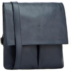 Torebka CREOLE - RBI384 Granat. Niebieskie torebki klasyczne damskie Creole, bez wzorów, ze skóry, bez dodatków. W wyprzedaży za 159,00 zł.