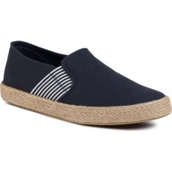 Espadryle LANETTI - MF19070-1 Navy. Niebieskie espadryle męskie Lanetti, na co dzień, bez wzorów, z tworzywa sztucznego, klasyczne, bez zapięcia. W wyprzedaży za 54,99 zł.