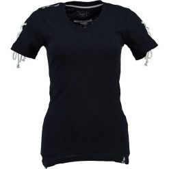 Koszulka "Jeline" w kolorze granatowym. Niebieskie bez kategorii marki Geographical Norway Women & Kids, l, z nadrukiem, z bawełny. W wyprzedaży za 65,95 zł.