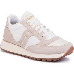 Sneakersy SAUCONY - Jazz Original Vintage S60368-135 Marshmallow. Brązowe półbuty damskie Saucony, ze skóry. Za 349,00 zł.