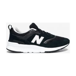 New Balance 997 Tenisówki Czarny. Czarne trampki i tenisówki damskie New Balance, bez wzorów, ze skóry, na sznurówki. Za 430,95 zł.
