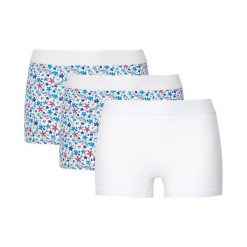 Cellbes Bokserki 3 Pack biały we wzory female biały/ze wzorem 50/52. Białe bokserki damskie Cellbes, bez wzorów, z bawełny. W wyprzedaży za 49,00 zł.