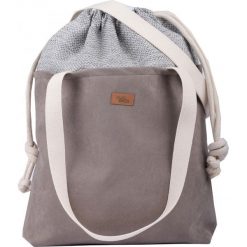 Torebka worek "DUOBAG", kolor taupe. Torebki worki damskie me&BAGS, bez wzorów, z tkaniny, duże, bez dodatków. Za 219,00 zł.