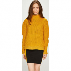 Pieces - Sweter Fry. Brązowe swetry klasyczne damskie marki Pieces, l, z dzianiny. W wyprzedaży za 119,90 zł.