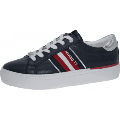 Tom Tailor tenisówki damskie 8096801 41 ciemnoniebieskie. Niebieskie trampki i tenisówki damskie Tom Tailor, bez wzorów, ze skóry, bez zapięcia. W wyprzedaży za 179,00 zł.