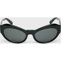 Versace - Okulary 0VE4356.GB1/87.54. Czarne okulary przeciwsłoneczne damskie marki VERSACE. Za 799,90 zł.