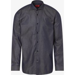 HUGO - Koszula męska – Erriko, niebieski. Niebieskie koszule męskie HUGO, m, bez wzorów, eleganckie, bez kołnierzyka, bez rękawów. Za 429,95 zł.