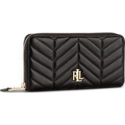 Portfele damskie: Duży Portfel Damski LAUREN RALPH LAUREN – Zip Wallet 432678844001 Black