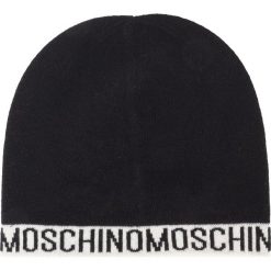 Czapka MOSCHINO - 65115 M2104 016. Czarne czapki damskie MOSCHINO, z wiskozy. Za 259,00 zł.