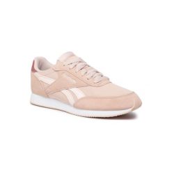 Reebok CL JOGGER 2 DV7765. Brązowe buty sportowe damskie Reebok, bez wzorów, ze skóry, sportowe. Za 229,99 zł.