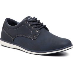 Półbuty LANETTI - MP07-17047-01 Cobalt Blue. Niebieskie półbuty męskie Lanetti, na co dzień, bez wzorów, ze skóry ekologicznej, bez zapięcia. Za 119,99 zł.